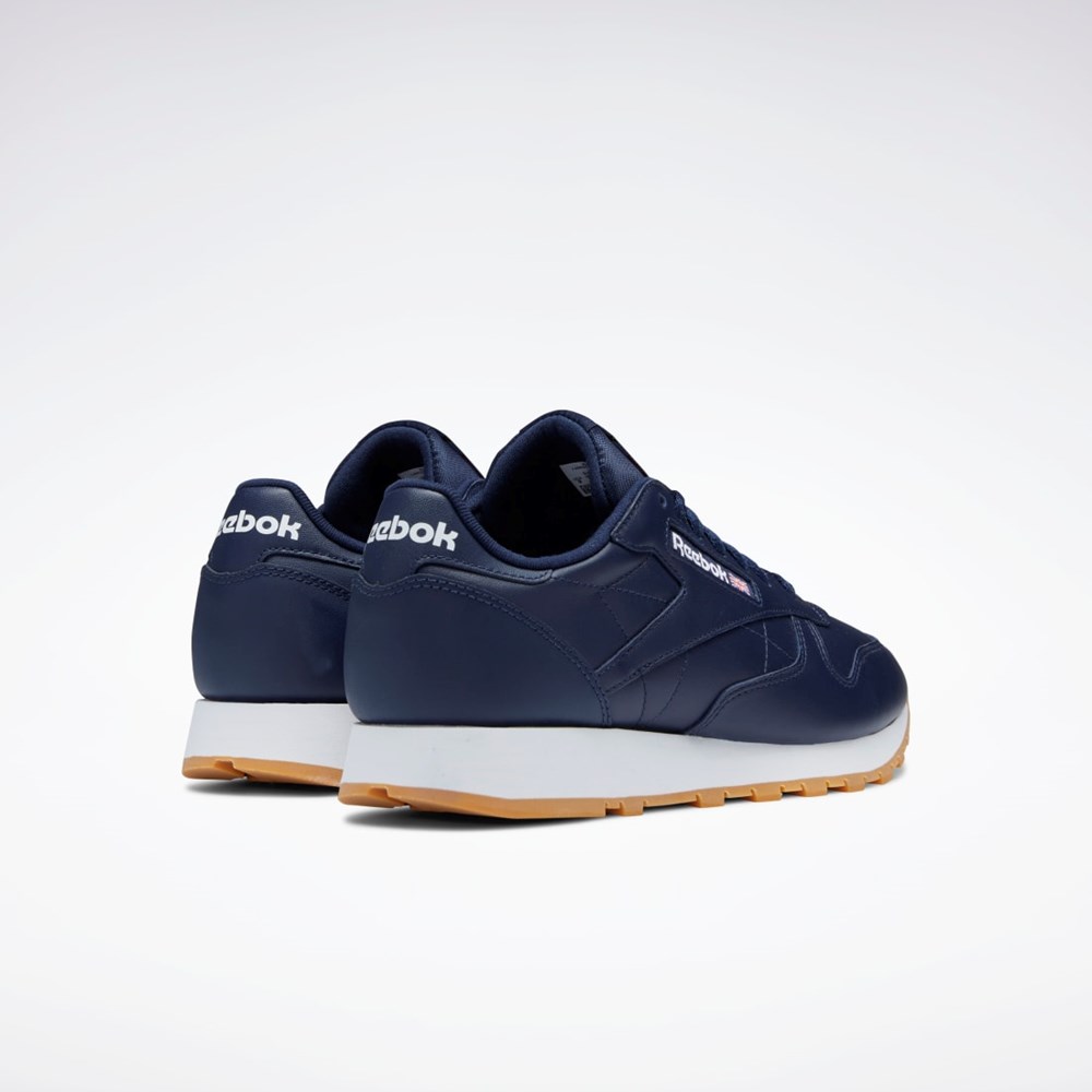 Reebok classic best sale blanco con azul