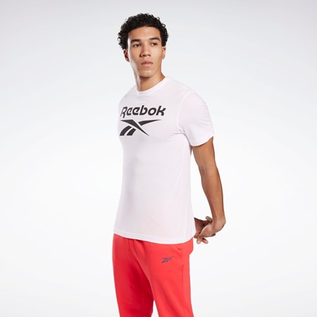 Reebok Camiseta estampada para hombre Running Essentials